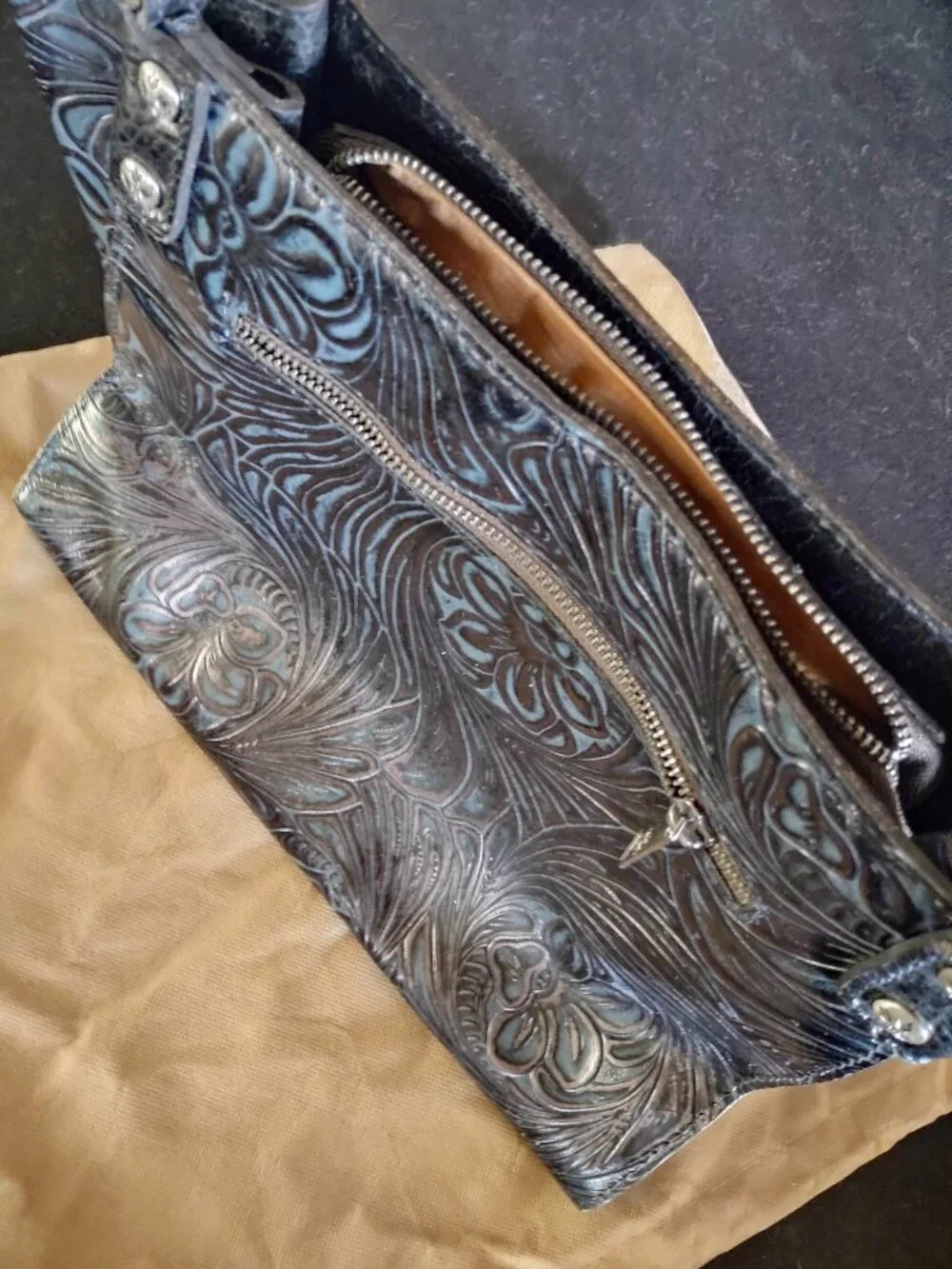 Patricia Nash Satchel Bag w/Matching Wallet - NWOT!